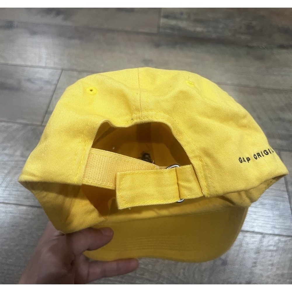 Gap Original Hula Dancer Embroidered Hat Cap Yellow Adjustable Y2k‎ Hawaii - Picture 4 of 8